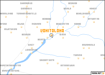 map of Vohitoloha