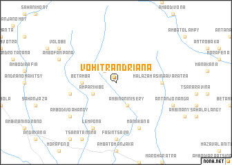 map of Vohitrandriana