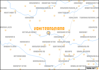 map of Vohitrandriana