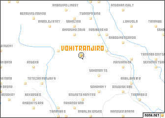 map of Vohitranjiro