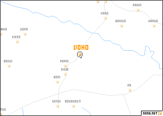 map of Voho