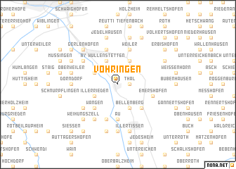 map of Vöhringen