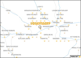 map of Voidersdorf