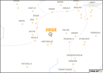 map of Võide