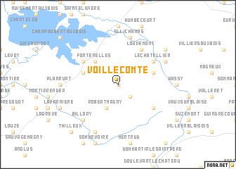 map of Voillecomte