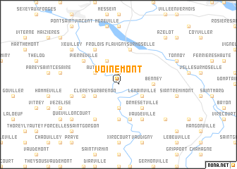 map of Voinémont