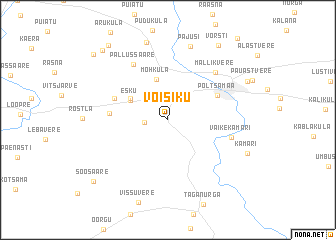 map of Võisiku