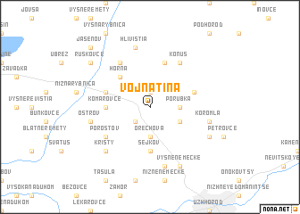 map of Vojnatina
