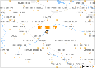 map of Vojnovice