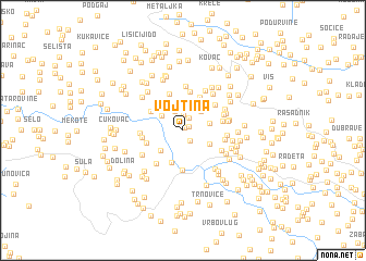 map of Vojtina