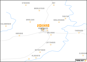 map of Vokhma