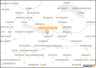 map of Vokhrinka