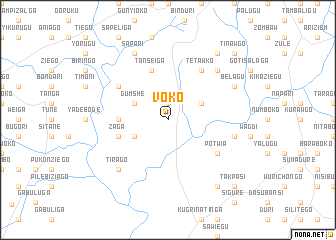 map of Voko