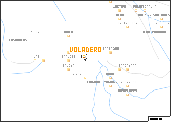 map of Voladero