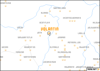 map of Volantín