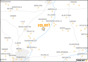 map of Volant