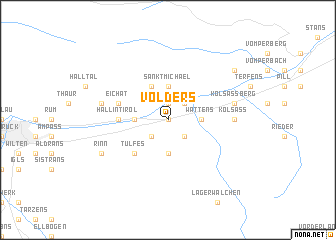 map of Volders