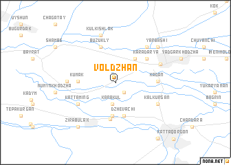 map of Volʼdzhan