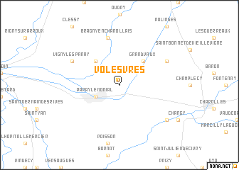 map of Volesvres