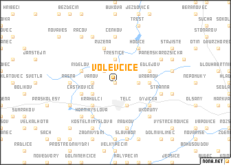 map of Volevčice