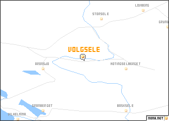 map of Volgsele