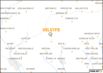 map of Völgyfő