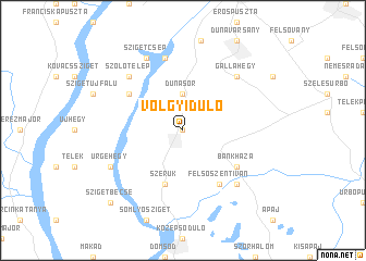 map of Völgyidůlő