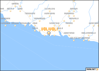 map of Volivoli