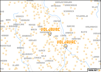 map of Voljavac