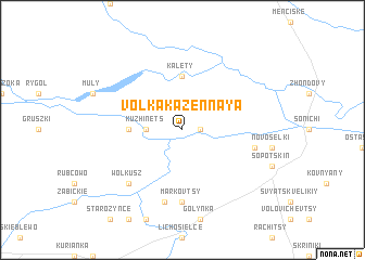 map of Volʼka-Kazënnaya