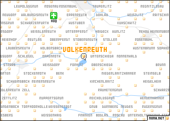 map of Völkenreuth