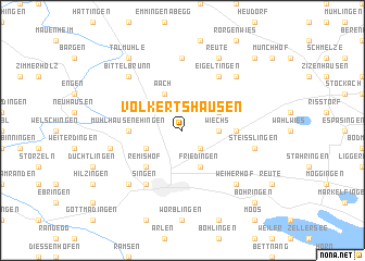 map of Volkertshausen