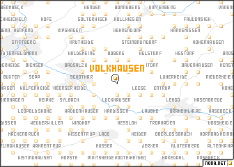 map of Volkhausen