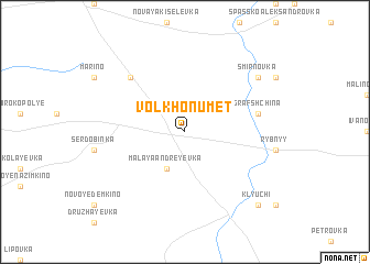 map of Volkhon-Umët