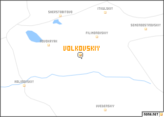 map of Volkovskiy