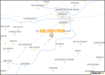 map of Volkovynka