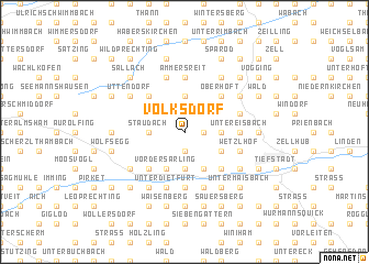 map of Volksdorf