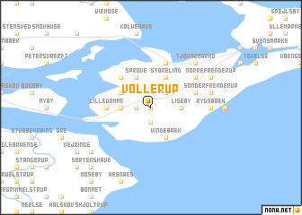 map of Vollerup