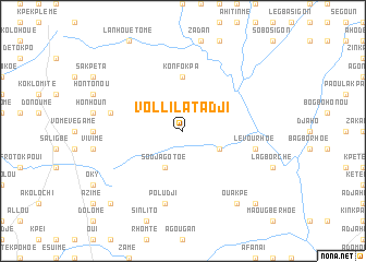 map of Volli-Latadji