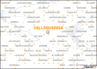 map of Vollradisroda