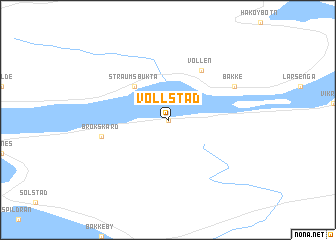 map of Vollstad