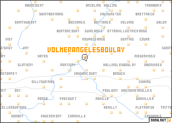 map of Volmérange-lès-Boulay