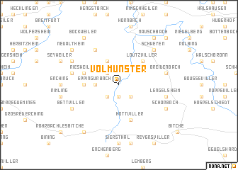 map of Volmunster
