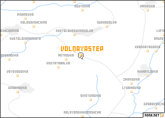 map of Volʼnaya Stepʼ