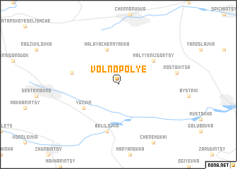 map of Volʼnopolʼye