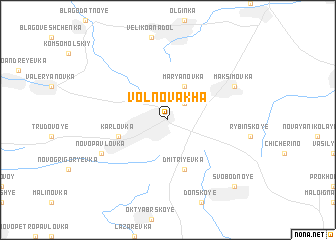 map of Volnovakha