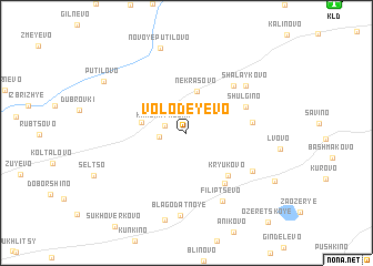 map of Volodeyevo