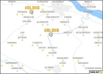 map of Voloka