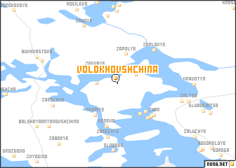 map of Volokhovshchina