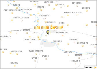 map of Volokolamskiy